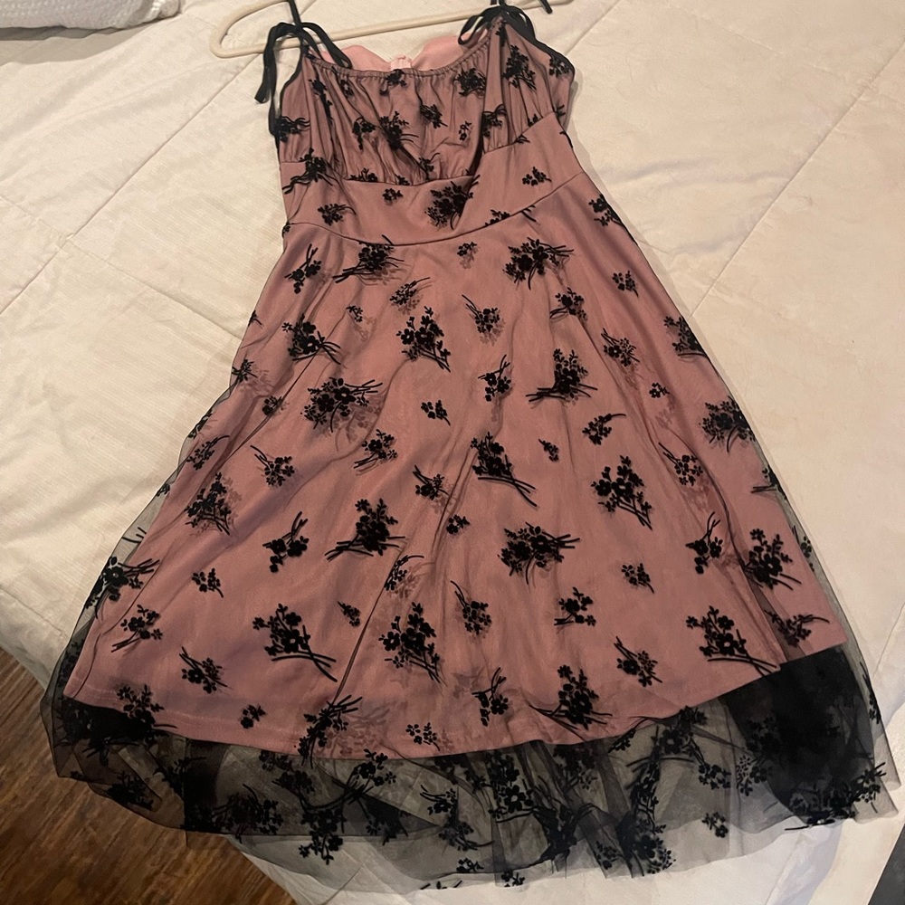 grunge pink lacey dress